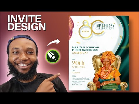 How to design an Invitation Card in CorelDraw | Step by Step Process
