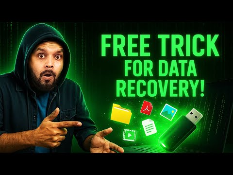 100% Working Trick to Recover Deleted/Formatted USB Files – FREE! 🔥