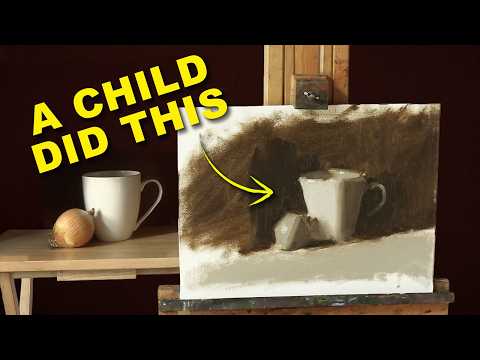 I Taught a Child Realistic Painting In 3 HOURS!