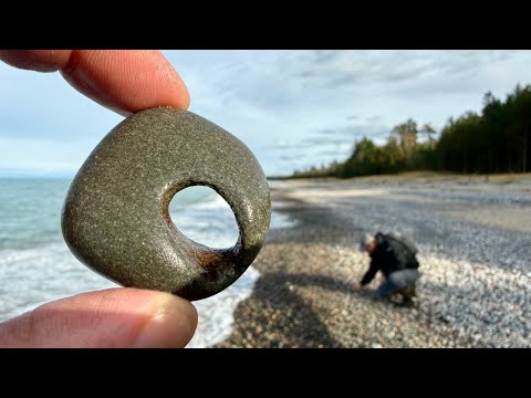 Lake Superior Agate Hunting After the Storm | Blind Sucker River