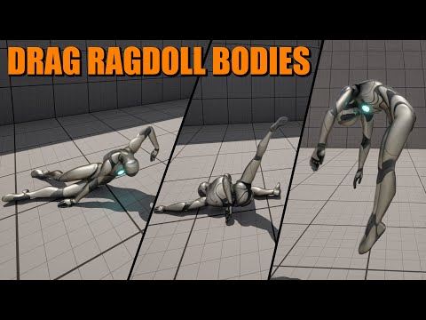 How To Pick Up And Drag Ragdoll Bodies | Unreal Engine 5 Tutorial