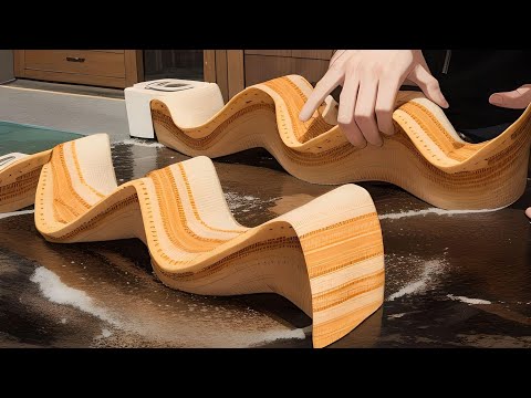 A Stylish And Skillful Woodworking Project // Make A Table With An Innovative Legs Few One Know