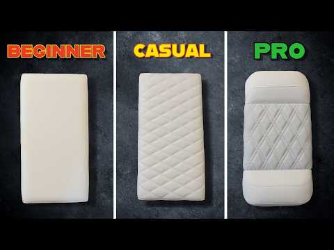 Beginner vs Professional Upholstery (How To Make Them)