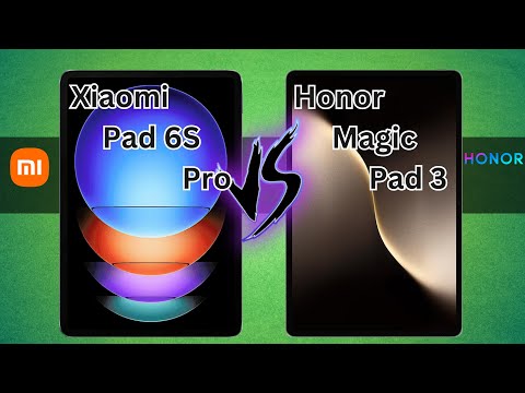 Xiaomi Pad 6S Pro VS Honor Magic Pad 3 