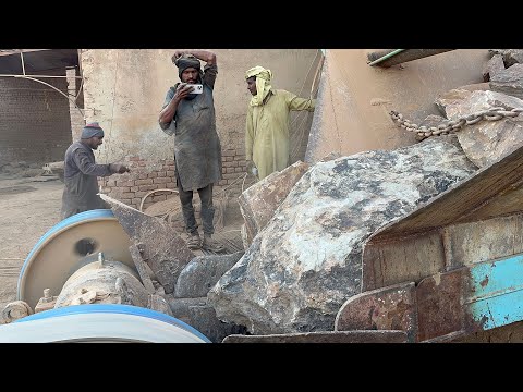 "Stone Crusher Machine: A Giant at Work"The Power of Stone: Machine Working in Action"#stonecrusher