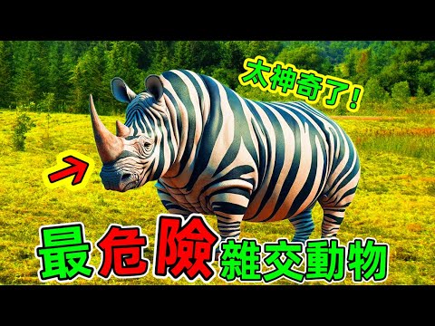 世界最危險雜交動物：每個品種形態各異，排名第一驚呆了眾多專家#雜交動物 #top10 #世界之最 #冷知識 #老王看世界