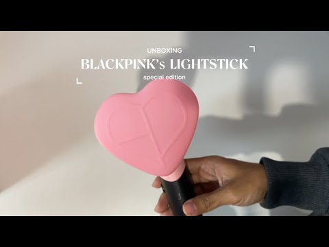 :vnboxing 📦 | unboxing blackpink’s lightstick special edition 🪄🖤🩷