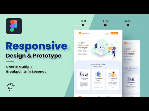 Crash Course 2024 -  Responsive Website with Figma in hindi #figma #responsive #breakpoints #ui