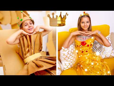 Zengin ve Fakir Prenses 👑✨ Altın mı Yoksa Hayal Gücü mü?