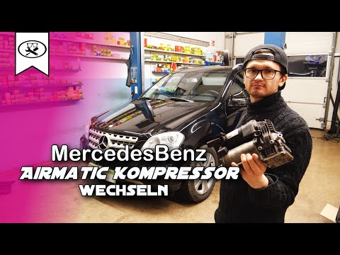 Mercedes Benz W164 Luftfahrwerk Kompressor wechseln | Airmatic Kompressor | VitjaWolf | Tutorial |