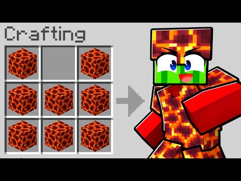 Craft ANY Block Armor In Minecraft