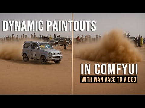 ComfyUI + Wan VACE to Video = Next-Level Dynamic Paintouts