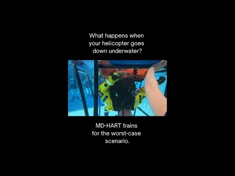 You Have Seconds to Escape: Military Helicopter Underwater Egress Training