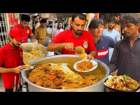 500KG Chicken Biryani Making Daily | Karachi Best Chicken Dum Biryani | Pakistani Street Food