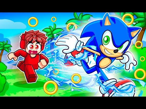 Running 673,349,340 MPH as SONIC in Roblox!