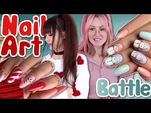 Nail Art wie von Pinterest ⚡️ Weihnachts BFF Battle