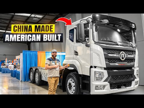 Chinese Electric Semi Assembled in the USA – First Look!