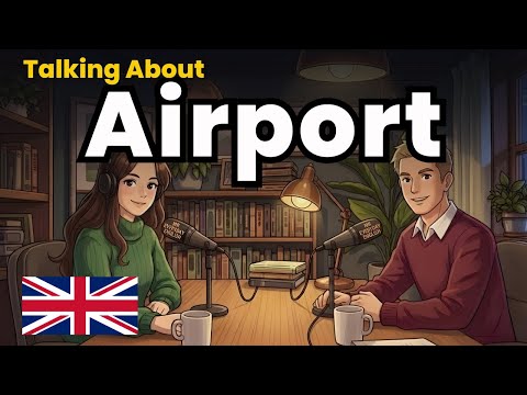 Talk at the Airport in English  English Conversation