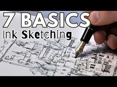 Pen and Ink Sketching - 7 KEY Tips for Beginners