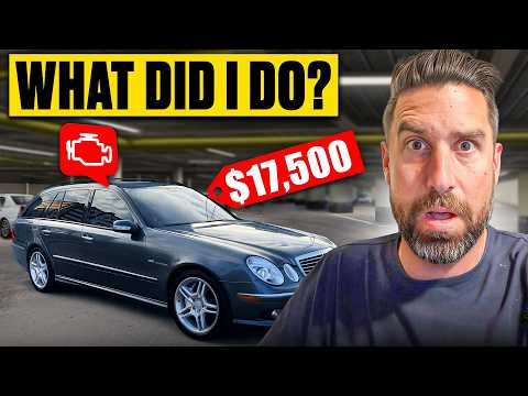 I accidentally bought an E55 Wagon with a CEL on Cars & Bids!