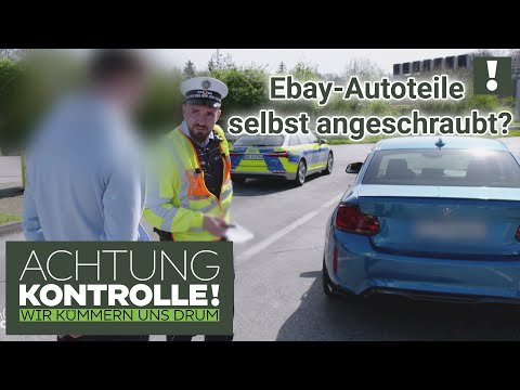 Getunte Reifen und VERDÄCHTIGE Anbauteile?! Ebay-Teile selbst angebracht? | Achtung Kontrolle