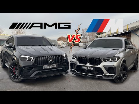 GLE63 S AMG VS. BMW X6 M COMPETITION +SOUND Comparison! Interior Exterior Review