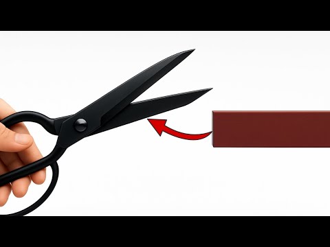 How to Sharpen Scissors Like a Razor! Prevent Rust Easily Ideas from SMART WELDING TIPS