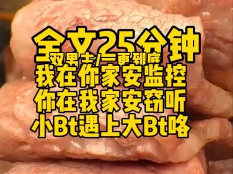 #双男主       我在你家安监控，你在我家安窃听，小变态遇上大变态咯                                          #一口气看完#完结文#男男