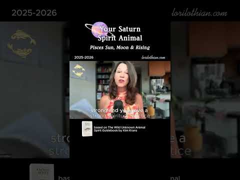 Pisces 2026: Your Saturn Spirit Animal Is The Dolphin #LunaticAstrology #shorts #pisces