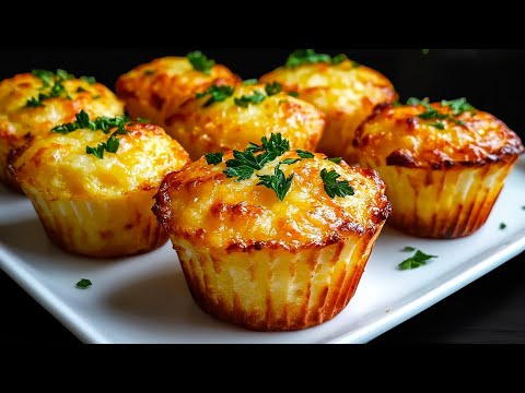 Potatoes with eggs taste better than meat! These potato muffins will impress everyone!