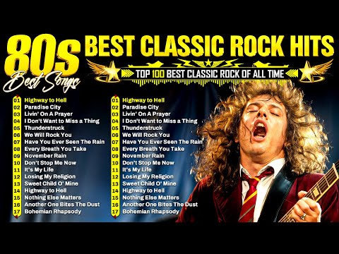 Top 100 Classic Rock Songs Of 80s 90s🔥ACDC, The Eagles, Queen, Def Leppard, Guns N Roses, Aerosmith