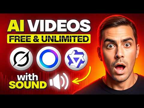 STOP Paying! 3 FREE & UNLIMITED AI Video Generators (With SOUND)