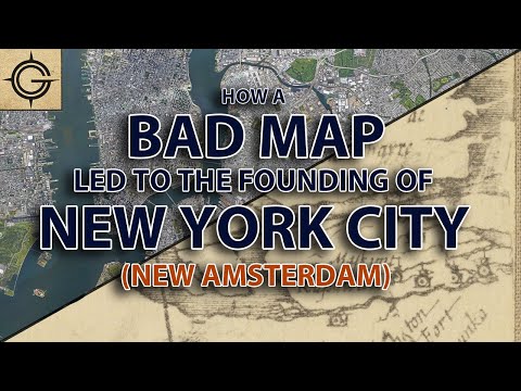 How Mistaken Maps Led to the Founding of New York City (New Amsterdam)