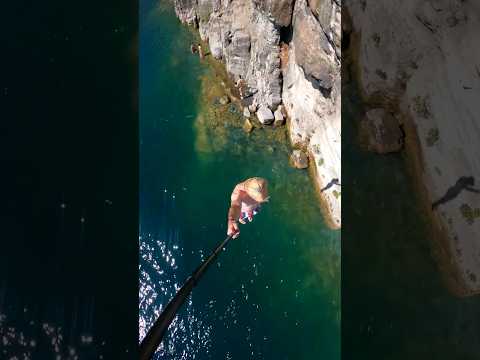 13 meter cliff jump