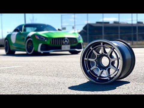 I PUT F1 CAR WHEELS ON MY AMG GTR