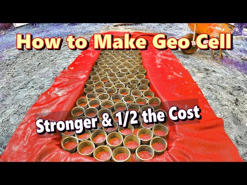Make a Geo Cel Grid that's Stronger and 1/2 the Cost. SAVE!