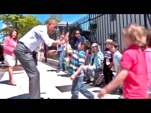 President Obama Surprises Some Kids