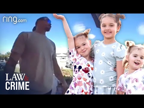 Wanted Dad Spotted in Chilling Video Before Suffocating Daughters with Plastic Bags: Cops