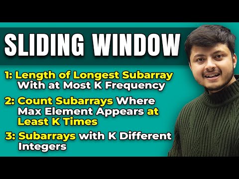 Subarrays with K Different Integers | Count Subarrays Where Max Element Appears at Least K Times