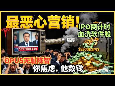 他说50%白领要失业，竟然是为了拉高自家8500亿估值？揭穿AI巨头最恶心的恐慌营销！