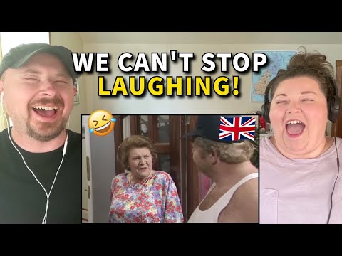 Americans React: FUNNIEST British Comedy Show Bloopers