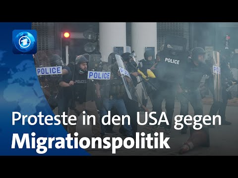 Proteste in den USA nach Razzien gegen Einwanderer:innen