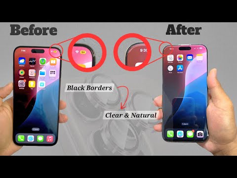 Switched to a Clear Screen Protector on iPhone 16 Pro Max— No More Black Borders! (& lens protector)