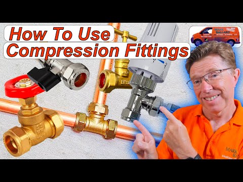 Compression Fittings, 5 Ways To Put Them Together So You Don't Get a Leak,   Detailed Explanations