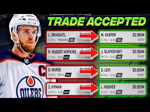 I Traded The ENTIRE Oilers Roster For Rookies, Except I Kept McDavid