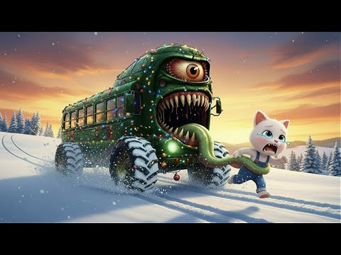 😱 OMG! Monster Bus vs Tiny Kitten 🚌🐱⚡ The Most Thrilling Cat Battle Ever!