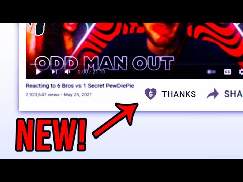What Is The NEW YouTube Thanks Button? (EXPLAINED!)