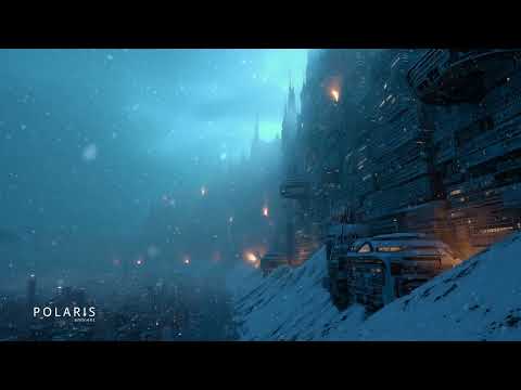 Cyberpunk Snowstorm ☢️ Ambient Soundscape of a Dystopian Post-Earth World