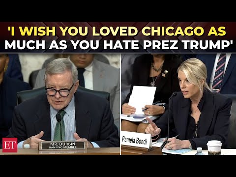 'Nat’l Guard on way to Chicago as you grill me': AG Bondi clashes with Sen Durbin in fiery hearing