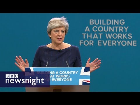 Theresa May’s ‘extraordinary’ conference speech - BBC Newsnight